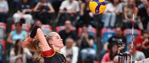 Camilla Weitzel bei der Nations League.