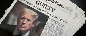 Donald Trump auf dem Cover der „New York Times“