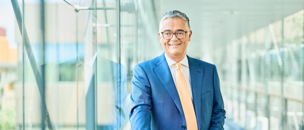 Matthias Fornoff im ZDF-Sendezentrum in Mainz.