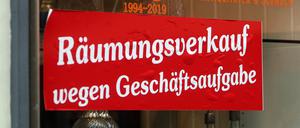 Der Handel musste in Berlin zu Jahresbeginn viele Insolvenzen verzeichnen.