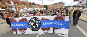 Fridays for Future demonstrierte in der Innenstadt für mehr Klimaschutz.