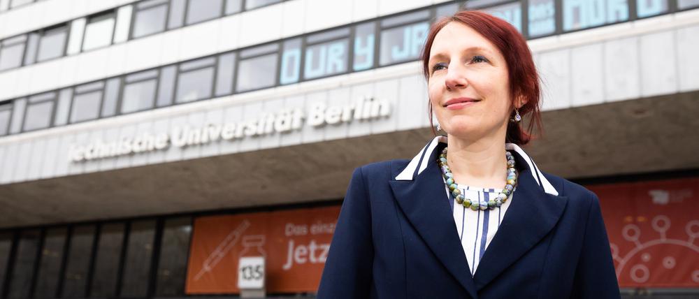 TU-Präsidentin Geraldine Rauch.