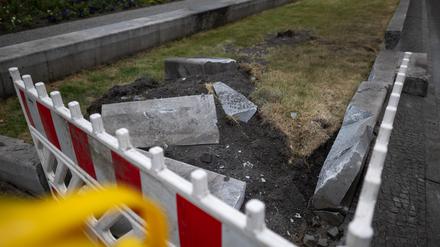 Die Unfallstelle auf der Tauentzienstraße.
