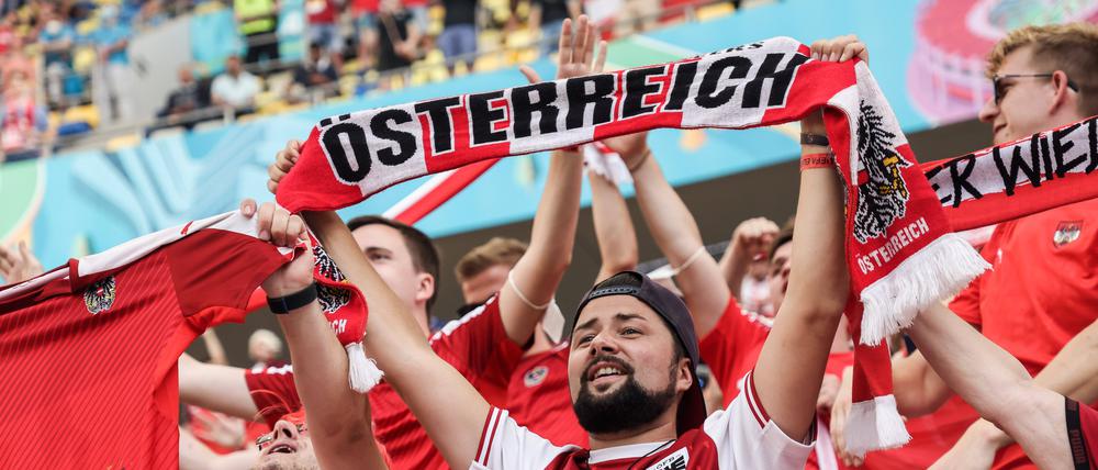 Fans der österreichischen Nationalmannschaft (Symbolbild)