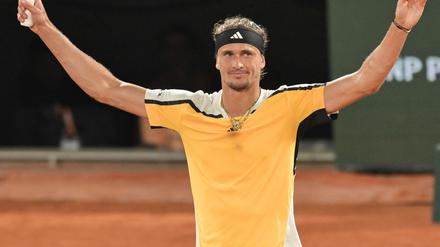 Alexander Zverev hat gegen Tallon Griekspoor aus den Niederlanden gewonnen.