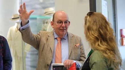 Immer die Leser mitreißen. Denis Scheck beim Green Visions Filmfestival in Potsdam.