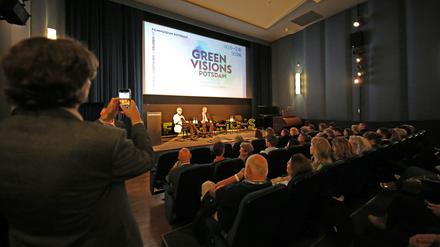 Auf dem Filmfestival Green Visions im Filmmuseum 2024.