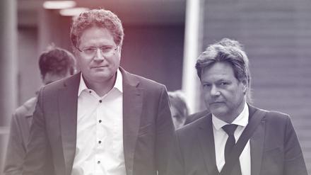 Patrick Graichen und Wirtschaftsminister Robert Habeck (von links).