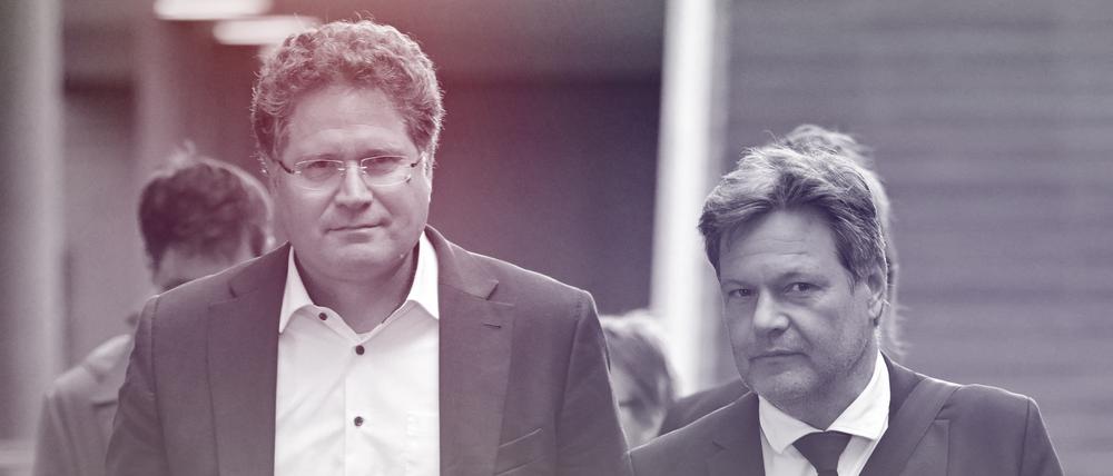 Patrick Graichen und Wirtschaftsminister Robert Habeck (von links).
