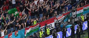 Ungarische Fans beim EM-Spiel 2021 gegen Deutschland.