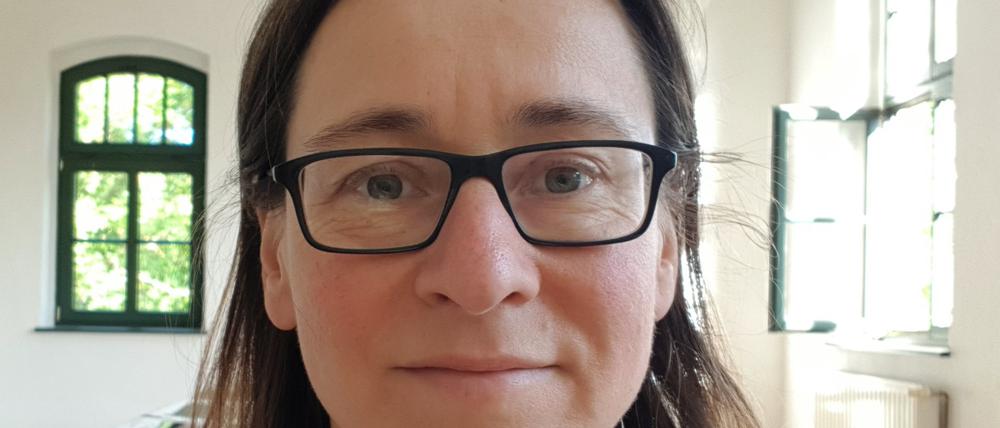Bildhauerin und Grafikerin Adelheid Fuss aus Potsdam, 46, Brandenburger Vorstadt in der PNN-Reihe Wählerwille zur Kommunalwahl am 9. Juni 2024