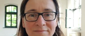 Bildhauerin und Grafikerin Adelheid Fuss aus Potsdam, 46, Brandenburger Vorstadt in der PNN-Reihe Wählerwille zur Kommunalwahl am 9. Juni 2024