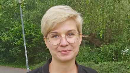 Michaela Burkard, 37, Mitarbeiterin im Autonomen Frauenzentrum, wohnt in der Waldstadt.