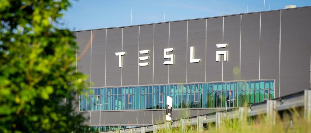 Die Tesla-Fabrik in Grünheide.