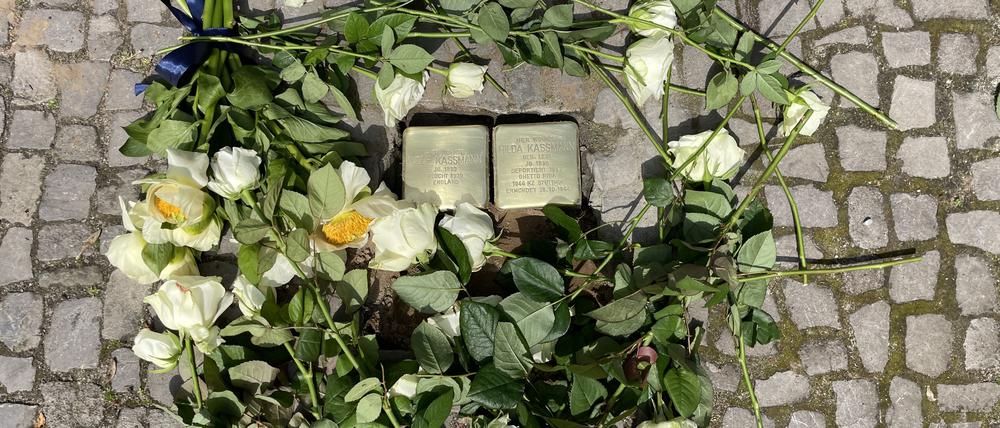 Für Hilda und Wolf Kassmann wurden in Potsdam Stolpersteine verlegt.