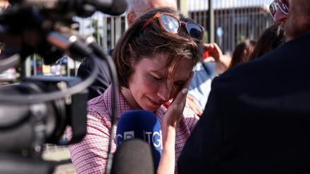 Amanda Knox brach nach der Entscheidung der Richter in Tränen aus. 