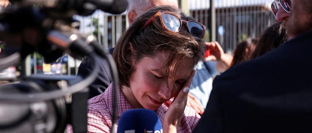 Amanda Knox brach nach der Entscheidung der Richter in Tränen aus.