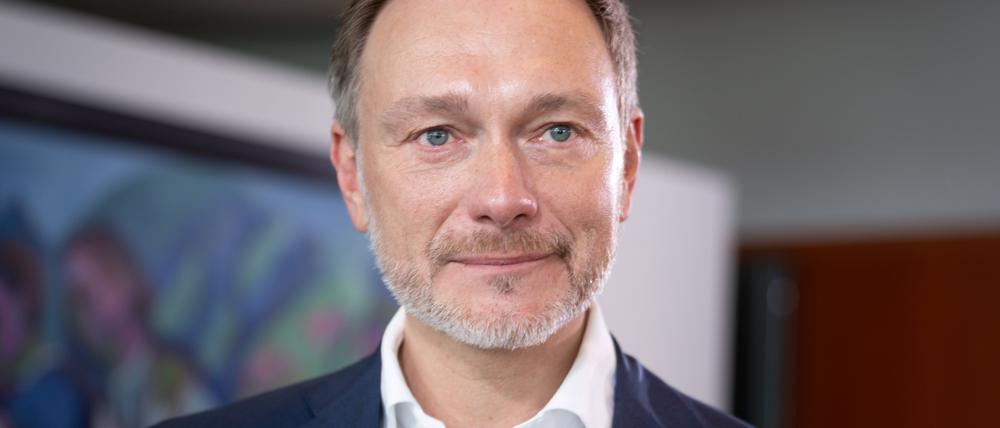 Bundesfinanzminister Christian Lindner FDP im Vorfeld der Kabinettssitzung