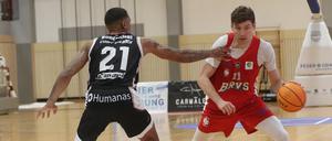Andreas Seiferth (re.) hat mit den Berlin Braves eine starke Saison in der ProB-Liga gespielt.