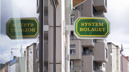 Ein Geschäft des staatlichen Unternehmens Systembolaget.