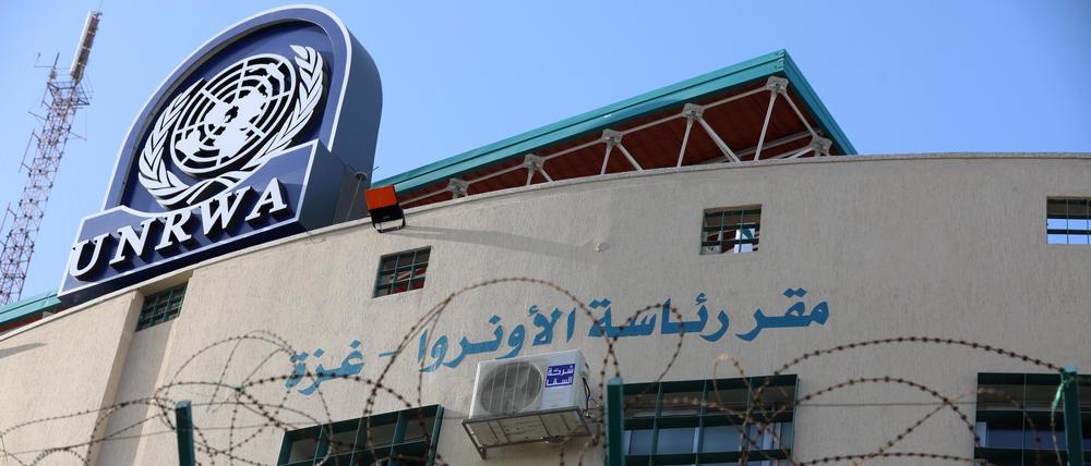 Das Hauptquartier der United Nations Relief and Works Agency (UNRWA) in Gaza. (Symbolbild).