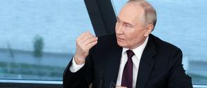 Der russische Präsident: Wladimir Putin. 