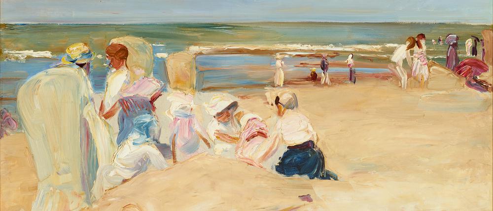 „An der See“: Strandbild von Max Liebermann aus dem Jahr 1911.