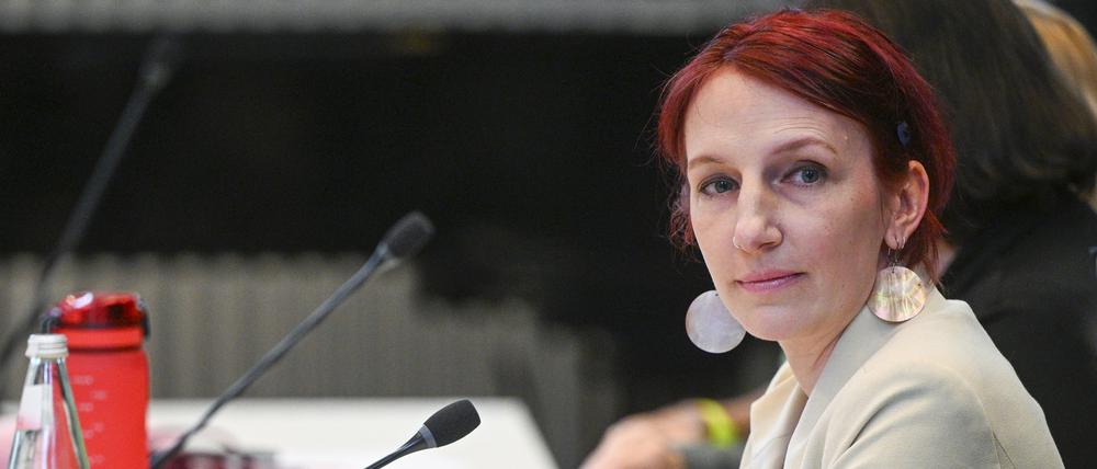 Geraldine Rauch, Präsidentin der Technischen Universität Berlin, nimmt an einer regulären Sitzung des Erweiterten Akademischen Senats teil. 