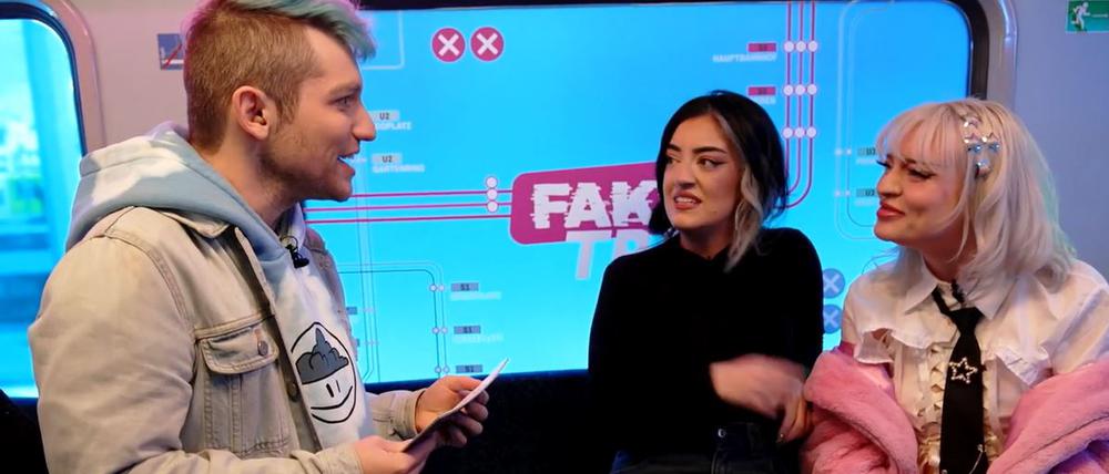 Die Show „Fake Train“ mit Rezo.