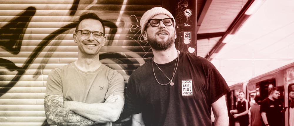 Peter Baumann und Arnim Teutoburg-Weiß von den Beatsteaks.