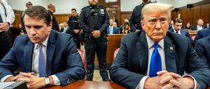 Ex-Donald Trump im Manhattan Criminal Court.