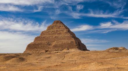 Die Stufenpyramide des Djoser, erbaut in der dritten Dynastie. 