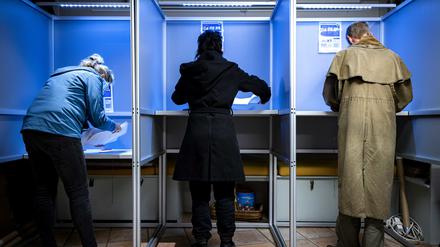 Stimmabgabe in den Niederlanden. Hier ist das Votum schon lange vorbei.