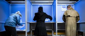 Stimmabgabe in den Niederlanden. Hier ist das Votum schon lange vorbei.