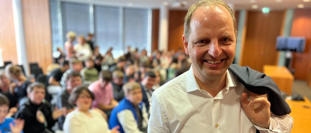 Thomas Heilmann bat die Gäste: „Halten Sie Europa zusammen!”