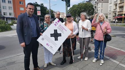 Der ABSV kürte am 6.6.2024 die Ecke von Steglitzer Damm und Bismarkstraße zur “Schlimmsten Kreuzung”