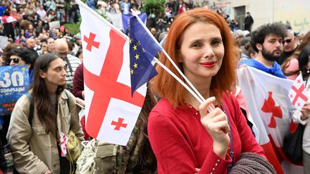 Die große Mehrheit der Menschen in Georgien will zu Europa gehören.