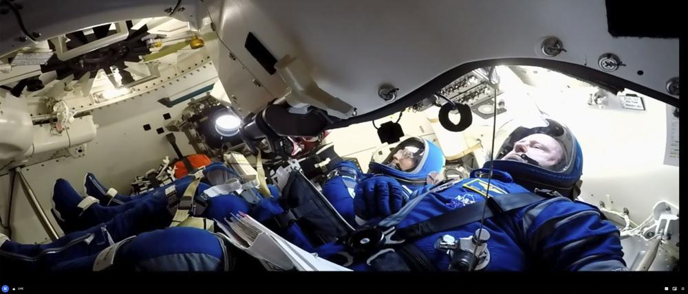 Die NASA-Astronauten Butch Wilmore und Suni Williams.