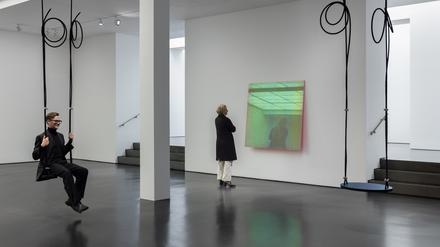 Blick in die Ausstellung „spring now“ von Ann Veronica Janssens.