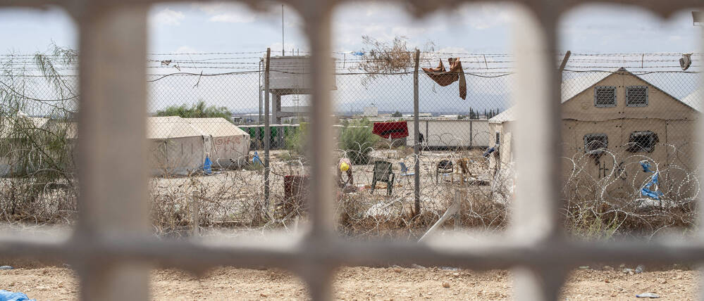 Europa macht dicht, wie hier im Flüchtlingslager Pournara auf Zypern.