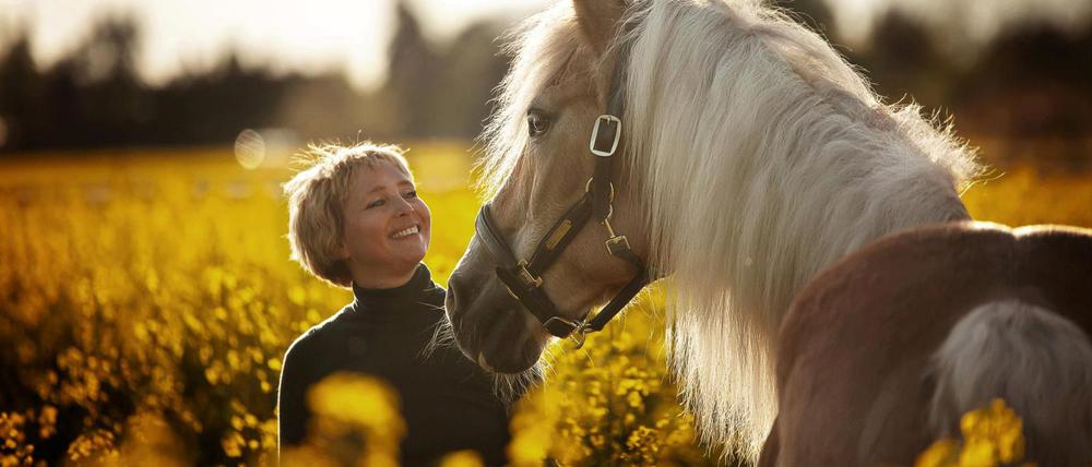 Einer ihrer letzten Ausflüge führte Karoline Nuckel zu ihrem Pferd Aneto.