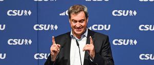 Der bayerische Ministerpräsident und CSU-Chef: Markus Söder. 