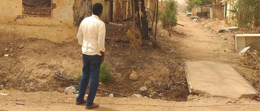 Osman A. wünscht sich ein Ende des Krieges im Sudan.