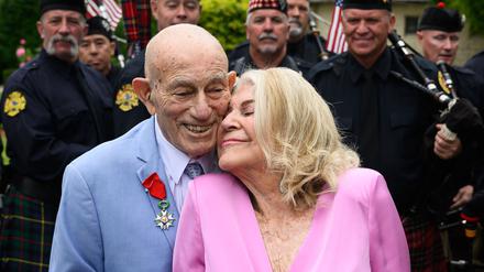 Harold Terens (100) heiratete Jeanne Swerlin (96)
