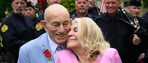 Harold Terens (100) heiratete Jeanne Swerlin (96)