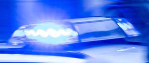 Ein Polizeiwagen. (Symbolbild)