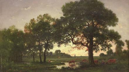 Théodore Rousseaus „Eichentümpel“ (1860-65).