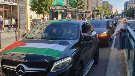 Autokorso in Berlin