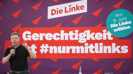 Martin Schirdewan, Spitzenkandidat der Partei Die Linke für die Europawahl und Parteivorsitzender.