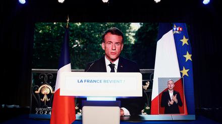 Frankreichs Präsident Emmanuel Macron